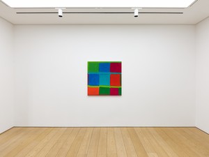 Installation view with Stanley Whitney, Stay Song 138 (2025). Artwork © Stanley Whitney. Photo: Stathis Mamalakis