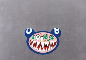 Takashi Murakami, DOB’s March, 1995. Acrylic on canvas mounted on board, 27 ⅝ × 39 ⅜ inches (70.1 × 100 cm) © Takashi Murakami/Kaikai Kiki Co., Ltd. All rights reserved