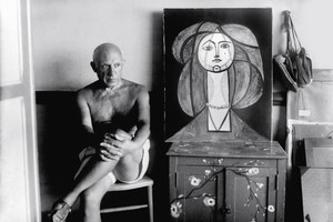 A portrait of Pablo Picasso