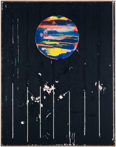 Harold Ancart, Untitled, 2014. Oil stick and pencil on paper, in artist’s frame, 66 × 51 × 2 ¼ inches (167.6 × 129.5 × 5.7 cm), Whitney Museum of American Art, New York © Harold Ancart. Photo: JSP Art Photography