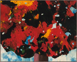 Harold Ancart, Untitled, 2020. Oil stick and pencil on canvas, in artist’s frame, 81 × 101 × 2 ¼ inches (205.7 × 256.5 × 5.7 cm), Albertina, Vienna © Harold Ancart. Photo: JSP Art Photography