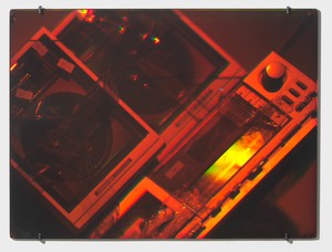 Deana Lawson, Boombox, 2020. Hologram (glass with silver halide emulsion coating), 12 × 16 inches (30.5 × 40.6 cm), edition of 3 + 2 AP © Deana Lawson