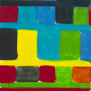 Stanley Whitney Roma 46, 2022. Oil on linen, 24 × 24 inches (61 × 61 cm) © Stanley Whitney. Photo: Owen Conway