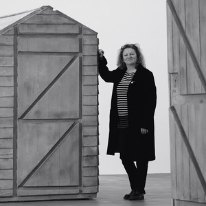 A portrait photograph of Rachel Whiteread