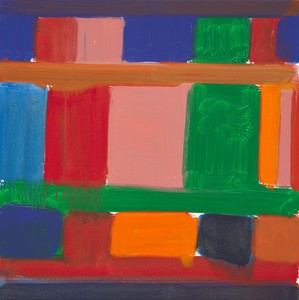 Stanley Whitney, Roma 55, 2023. Oil on linen, 24 × 24 inches (61 × 61 cm) © Stanley Whitney. Photo: Owen Conway