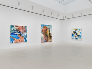 Installation view. Artwork © Albert Oehlen. Photo: Thomas Lannes