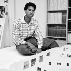 A portrait photograph of Tyler Mitchell