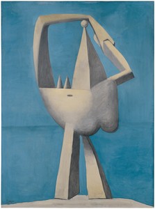 Pablo Picasso, Figure au bord de la mer, 1929. Oil on canvas, 51 ⅛ × 38 ⅛ inches (129.9 × 96.8 cm), Metropolitan Museum of Art, New York © 2018 Estate of Pablo Picasso/Artist Rights Society (ARS), New York