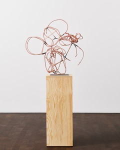 Christopher Wool, Untitled, 2021. Copper-plated steel, 30 ½ × 33 × 9 ⅛ inches (77.3 × 83.8 × 23 cm), edition of 3 + 1 AP © Christopher Wool. Photo: Prudence Cuming Associates Ltd