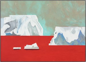 Harold Ancart, Untitled, 2018. Oil stick and pencil on canvas, in artist’s frame, 81 × 113 × 2 ¼ inches (205.7 × 287 × 5.7 cm), Los Angeles County Museum of Art © Harold Ancart. Photo: JSP Art Photography