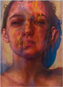 Jenny Saville, Eve, 2022–23. Oil, acrylic, and pastel on linen, 86 ⅝ × 63 inches (220 × 160 cm) © Jenny Saville. Photo: Prudence Cuming Associates Ltd