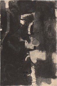 Richard Diebenkorn, Untitled, 1950. Ink on paper, 14 ½ × 9 ⅝ inches (36.8 × 24.4 cm) © 2025 Richard Diebenkorn Foundation/Artists Rights Society (ARS), New York