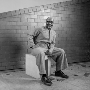A portrait photograph of Theaster Gates