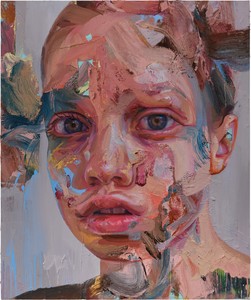 Jenny Saville, Focus, 2022–24. Oil and acrylic on canvas, 47 ¼ × 39 ⅜ inches (120 × 100 cm) © Jenny Saville. Photo: Prudence Cuming Associates Ltd
