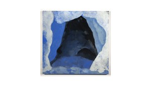 Mary Weatherford, Georgia, 2010. Flashe and starfish on linen, 44 × 50 inches (111.8 × 127 cm) © Mary Weatherford Studio. Photo: Fredrik Nilsen Studio