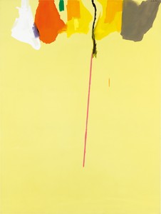 Helen Frankenthaler, Rapunzel, 1974. Acrylic on canvas, 108 × 81 inches (274.3 × 205.7 cm) © 2018 Helen Frankenthaler Foundation, Inc./Artists Rights Society (ARS), New York