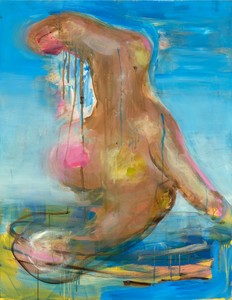 Albert Oehlen, Endless Summer, 2021. Oil on canvas, 35 ½ × 27 ⅝ inches (90 × 70 cm) © Albert Oehlen. Photo: Simon Vogel