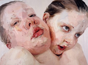 Jenny Saville, Hyphen, 1999. Oil on canvas, 108 × 144 inches (274.3 × 365.8 cm) © Jenny Saville