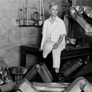 A portrait photograph of Carol Bove