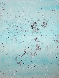 Urs Fischer, Celestial #3, 2025. Aluminum panel, honeycomb composite, acrylic adhesive, acrylic primer, pigment, epoxy, acrylic ink, acrylic silkscreen medium, and acrylic paint, 88 × 66 inches (223.5 × 167.6 cm) © Urs Fischer. Photo: Stefan Altenburger