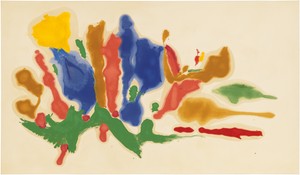 Helen Frankenthaler, Cool Summer, 1962. Oil on canvas, 69 ¾ × 120 inches (177.2 × 304.8 cm) © 2018 Helen Frankenthaler Foundation, Inc./Artists Rights Society (ARS), New York