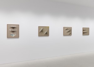 Installation view. Artwork © Ed Ruscha. Photo: Prudence Cuming Associates Ltd