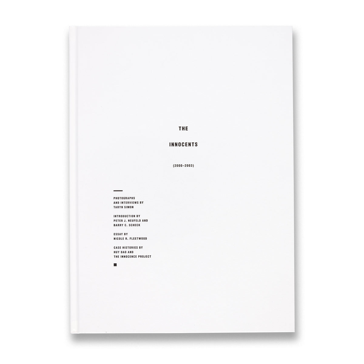 Cover of the book Taryn Simon: The Innocents (2000–2003)