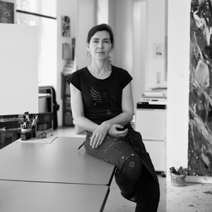 A portrait photograph of Sabine Moritz