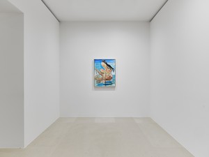 Installation view with Albert Oehlen, Untitled (2021). Artwork © Albert Oehlen. Photo: Thomas Lannes