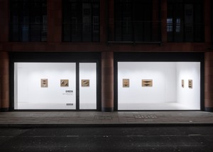 Installation view. Artwork © Ed Ruscha. Photo: Prudence Cuming Associates Ltd