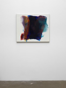 Mary Weatherford, November cave, 2013. Flashe on linen, 30 × 36 inches (76.2 × 91.4 cm), Private Collection © Mary Weatherford Studio