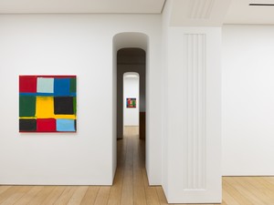 Installation view. Artwork © Stanley Whitney. Photo: Stathis Mamalakis